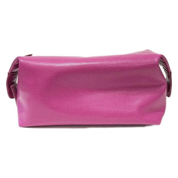 Auth GIORGIOARMANI - Pink Leather Pouch - Picture 2 of 7